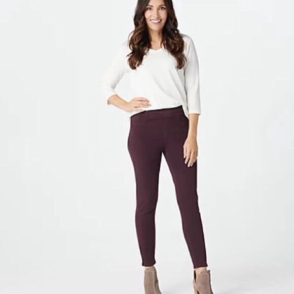 Spanx Solace High Rise Denim Stretch Skinny Jegging Purple - Picture 10 of 10